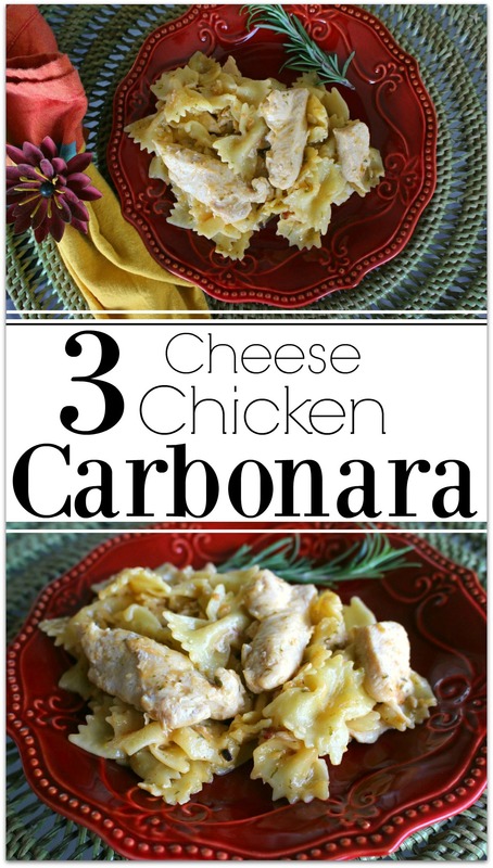 3 Cheese Chicken Carbonara