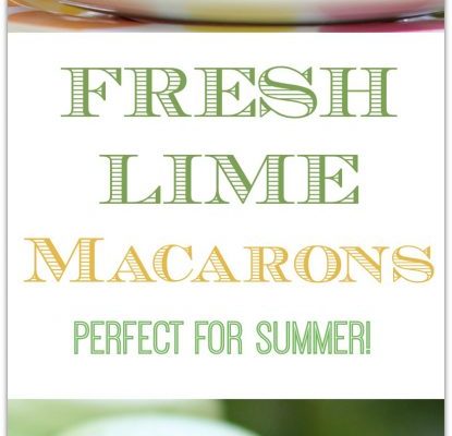 Fresh Lime Macarons