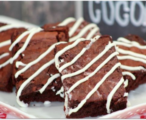Red Velvet Brownies with Cream Cheese Drizzle1
