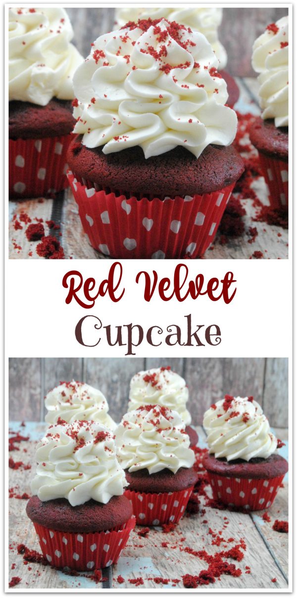 Decadent Classic Red Velvet Cupcake