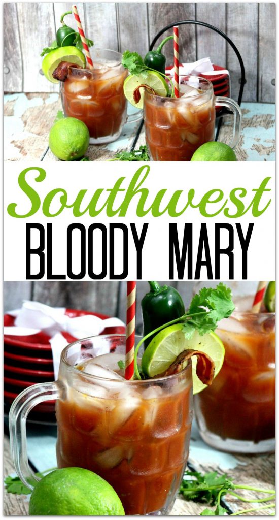Southwest Bloody Mary with Bacon