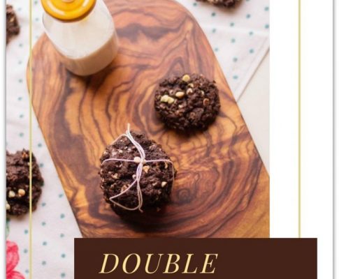 Double Chocolate Chip Cookies Double Chocolate Chip Cookies are the best cookies on the planet for chocolate lovers. A rich chocolate cookie with chocolate chips is the thing dessert dreams are made of.